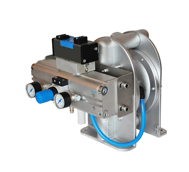 A picture of our Filter Press Diaphragm Pump in Metal