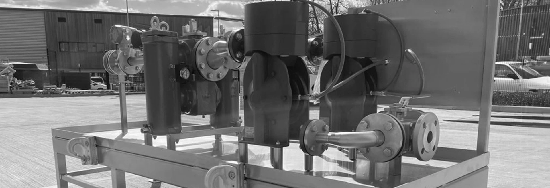 This is a photo of the pump system mentioned in this case study