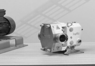 This is a photo of LPX lobe pumps in a line