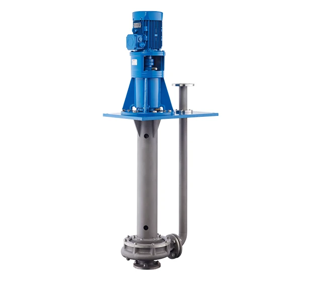 A picture of our Single Stage Sump Pump, a type of Vertical Immersion Centrifugal Pump