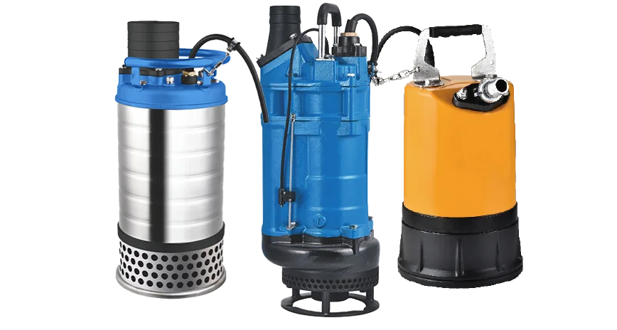 A Picture of Submersible pumps within our range