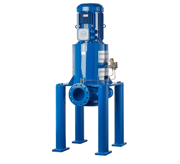 A picture of our Vertical, Heavy-Duty Monoblock Pump, a type of Centrifugal Pump