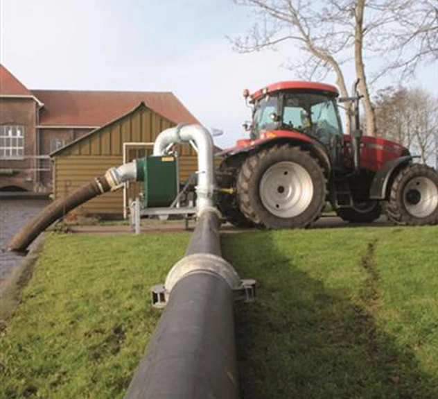 BBA B300 T3WGT high flow Pump connected to a tractor