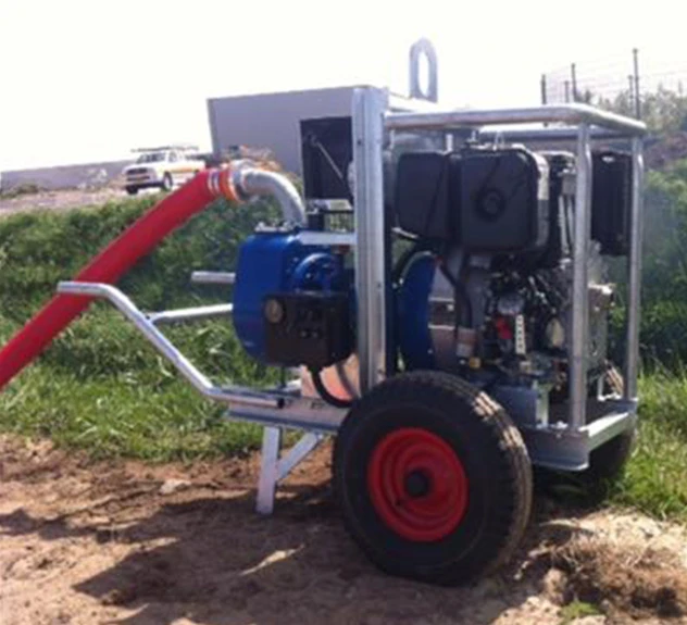 B60-220 jetting Diesel Pump on site