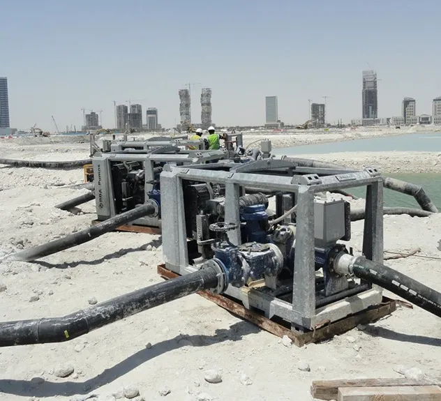 BA150E D285 Open Diesel pump on beach