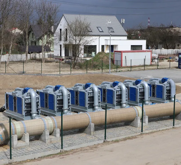 Photo of pumps in a row