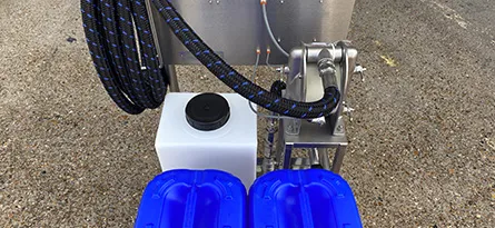 A photo of a Trolley Mounted Mobile Decanting System