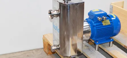 A Photo of a CTS Self-Priming Centrifugal Pump on a pallet