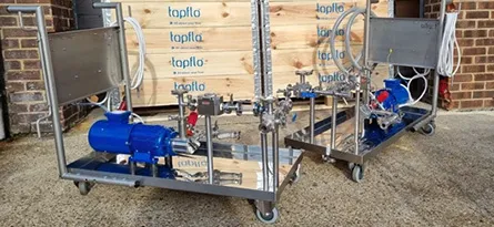 A photo of a Flexible Impeller Pump Skid System