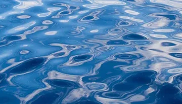 A photo of water