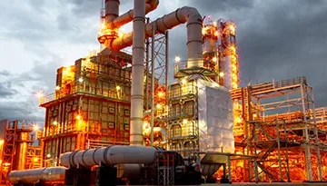 A photo of a Oil Refinery plant