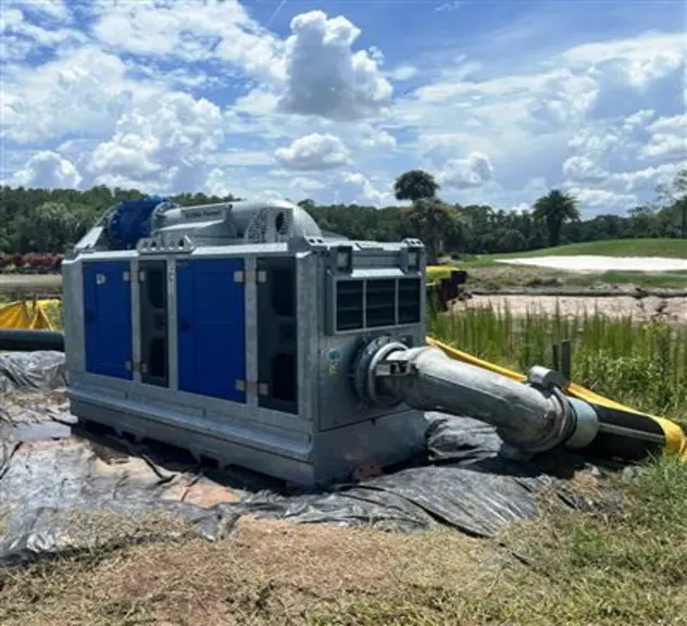 BA200KS-D388 Diesel-Driven Sewage Pump On Site