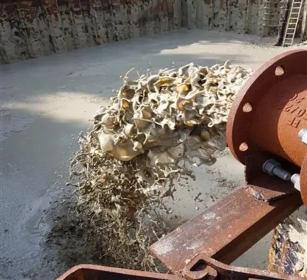 BV110-D265-Bentonite Pump in a Construction Pit